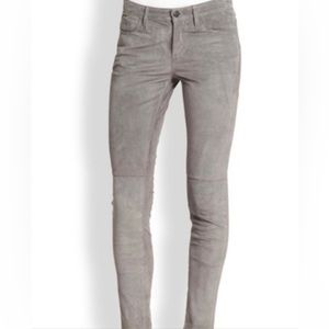 JOIE REAL SUEDE GREY JEANS NWOT STYLE MODELE